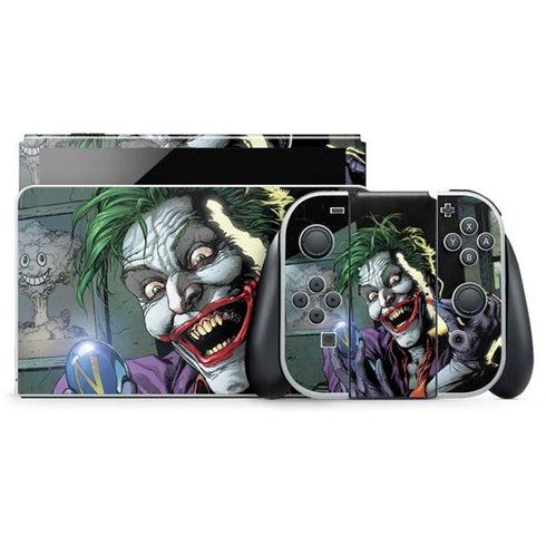 DC Comics The Joker Put on a Smile Nintendo Switch OLED (2021) Skin